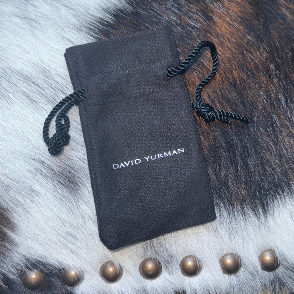 David Yurman Black Suede Pouch
